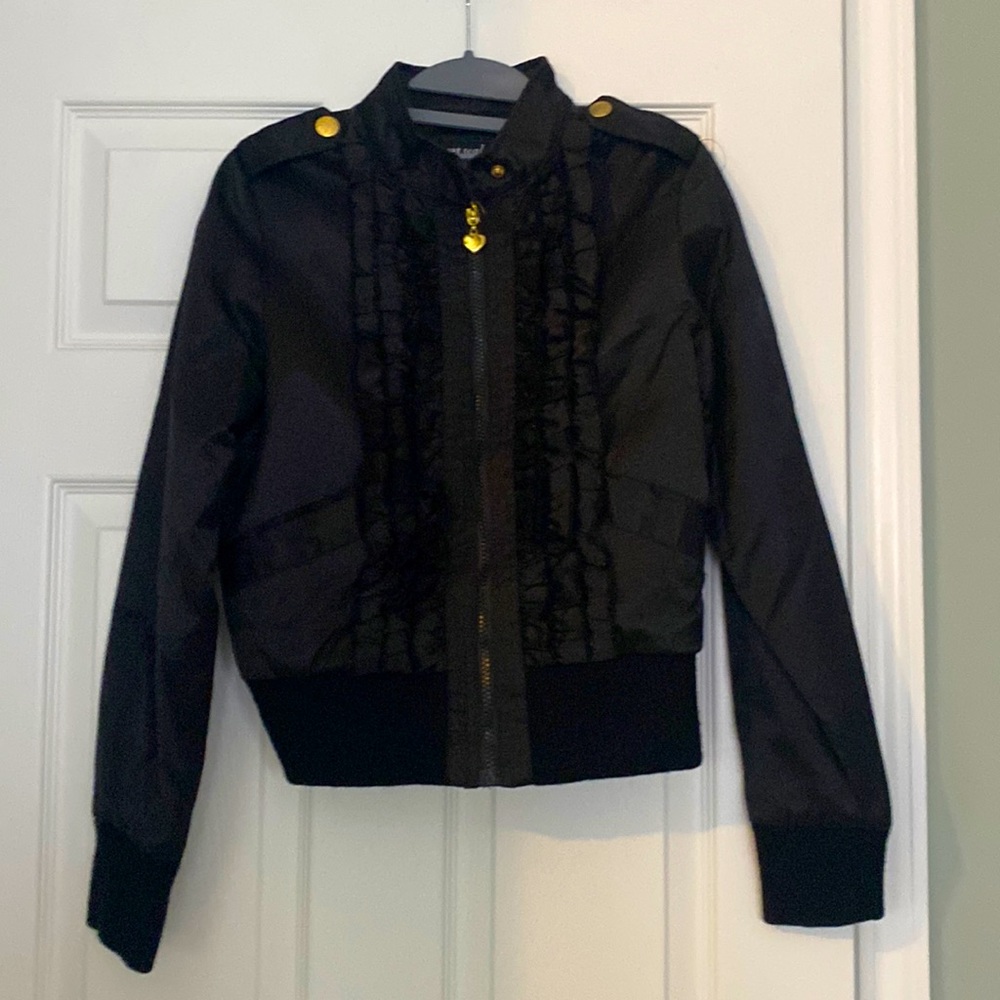 Wet Seal Black bomber jacket